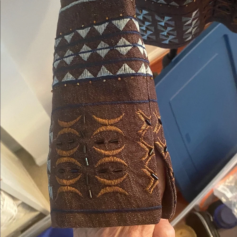 Coldwater Creek size 16 embellished jacket - Picture 5 of 12